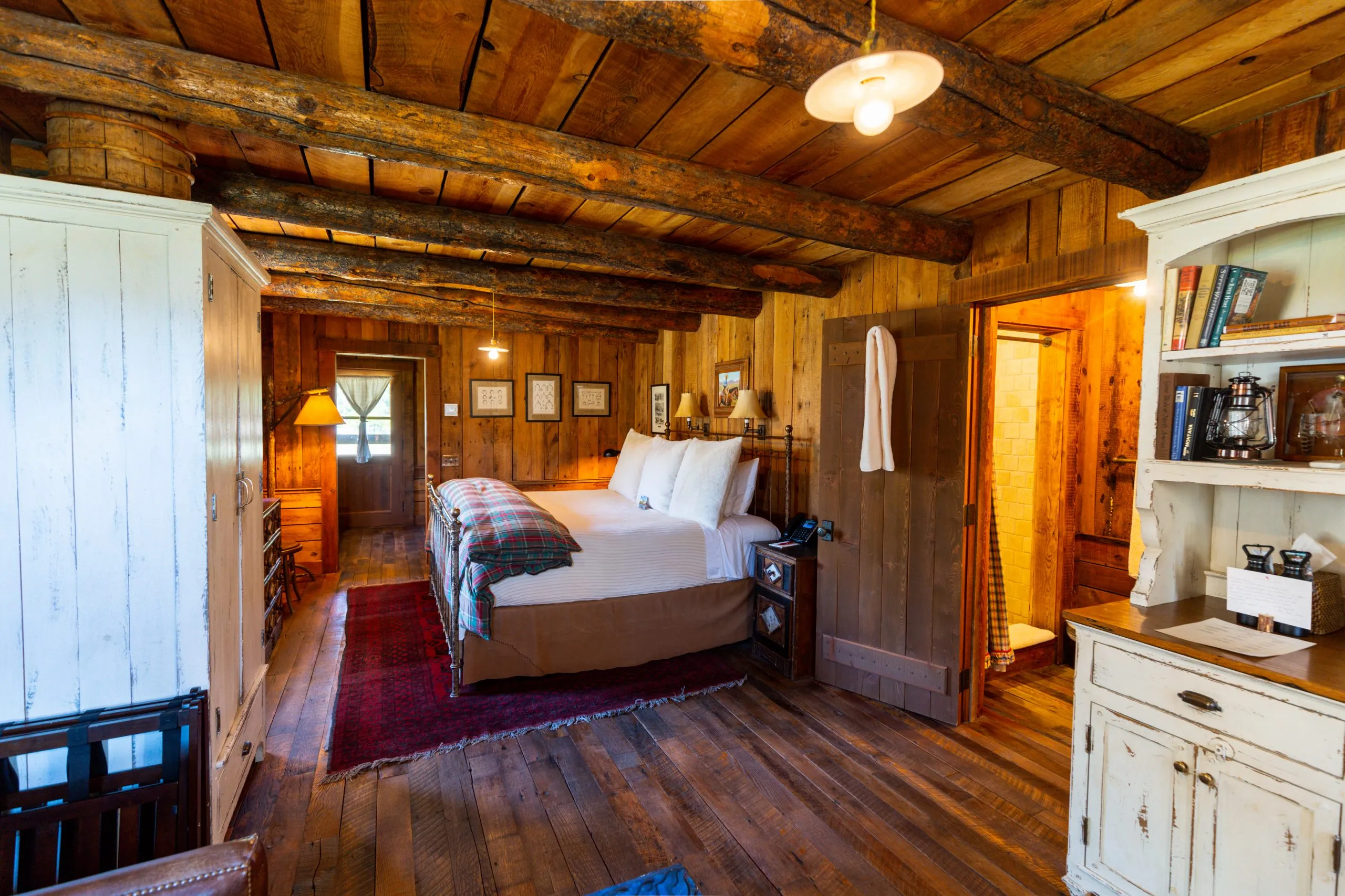 Cabin bedroom interior