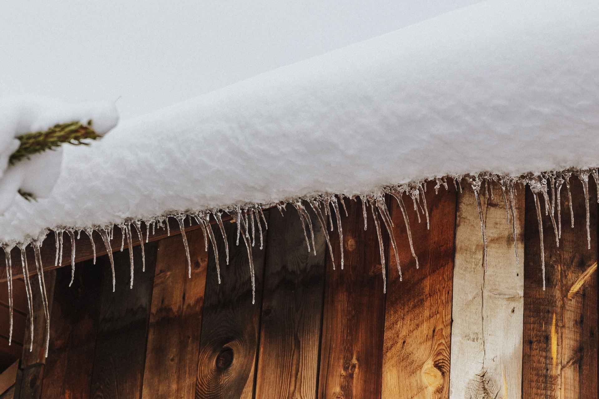 Icicles On The Granite Lodge