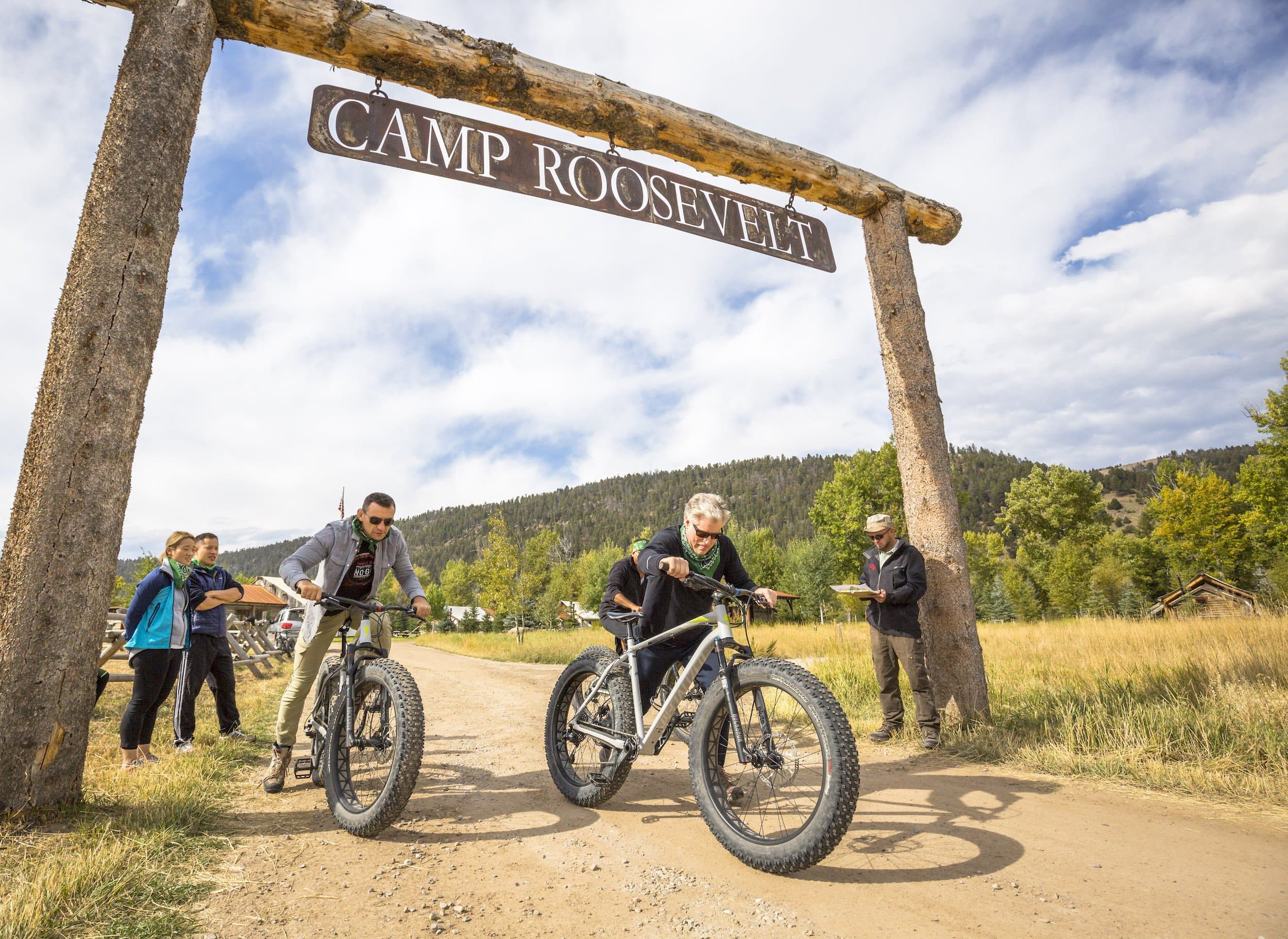 Group Biking at The Ranch